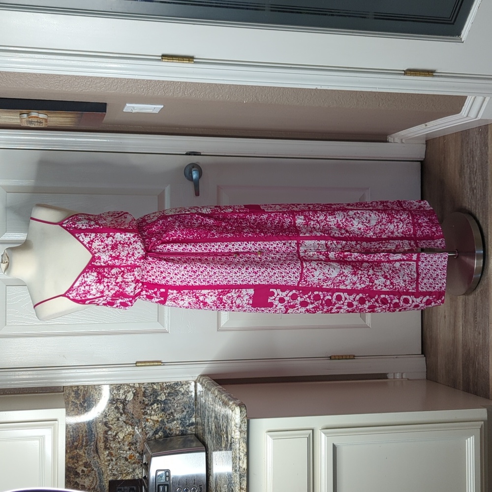 Michael Kors spaghetti strap V cut lightweight summer dress.